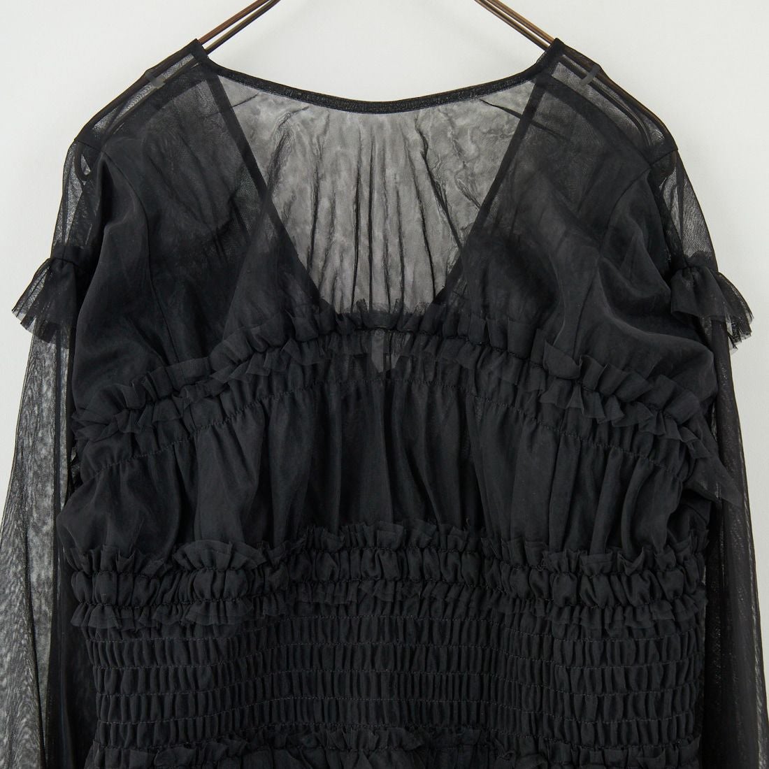 MAISON SPECIAL [メゾンスペシャル] 2WAYフリルギャザーチュール