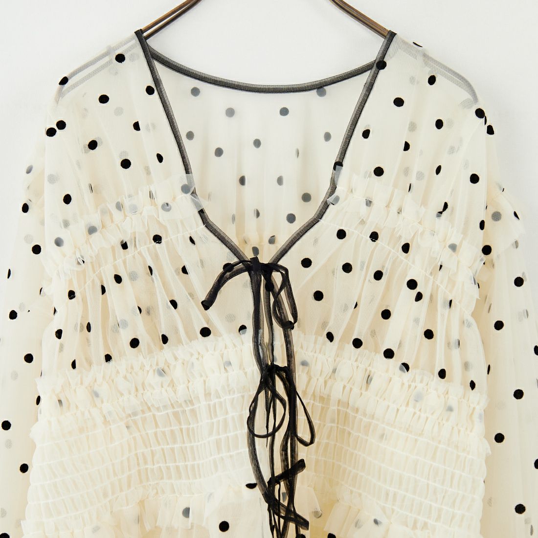 MAISON SPECIAL [メゾンスペシャル] 2WAYフリルギャザーチュール