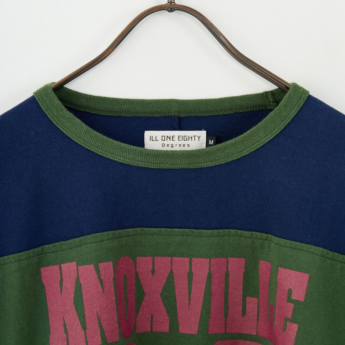 ILL ONE EIGHTY [イル ワンエイティ] ノックスビル63 フットボールTシャツ [ILL252-07] GREEN