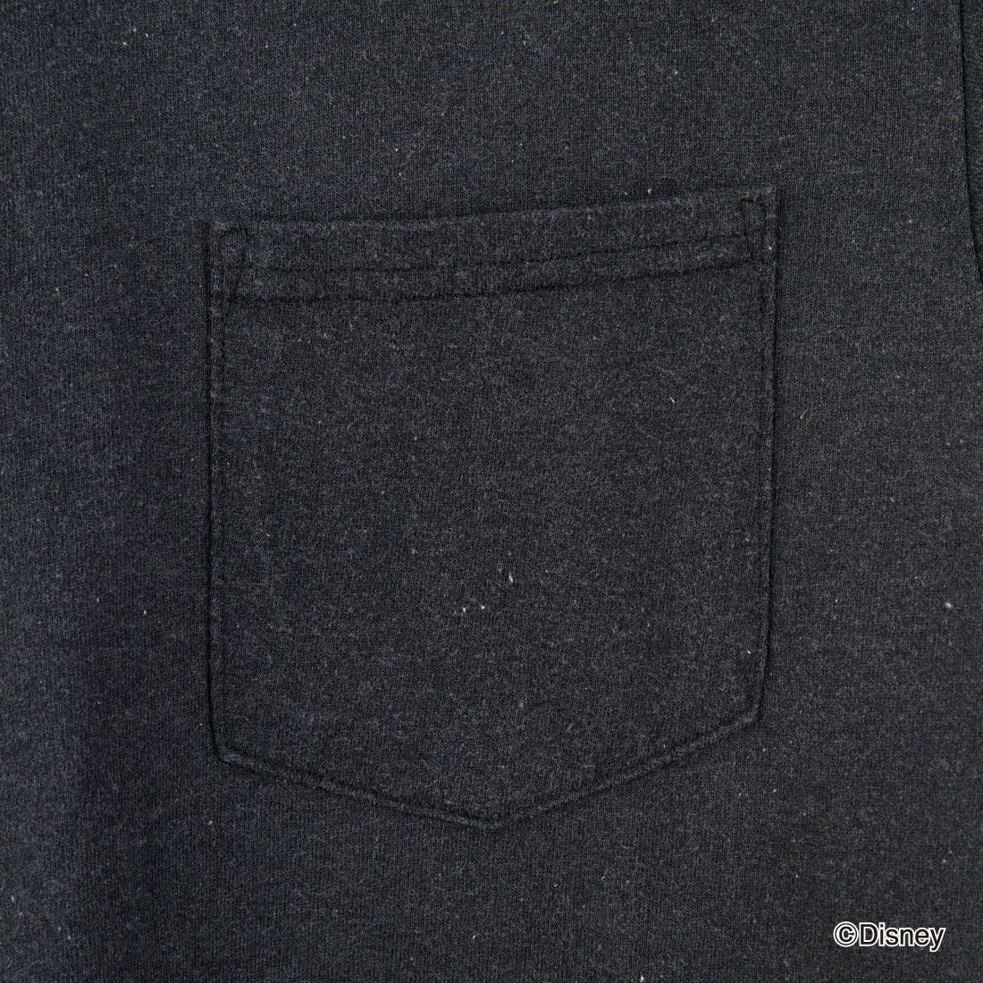 JACKSON MATISSE [ジャクソンマティス] 「ミッキーマウス」/ロングスリーブポケットTシャツ [JM25AW015] BLACK