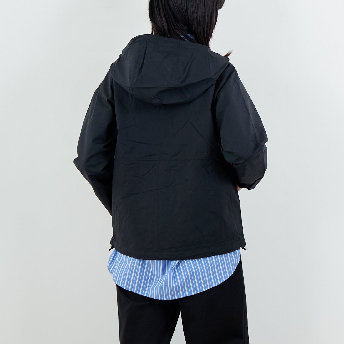 THE NORTH FACE [ザ ノースフェイス] コンパクトジャケット [NPW72530] K &&モデル身長：162cm 着用サイズ：M&&
