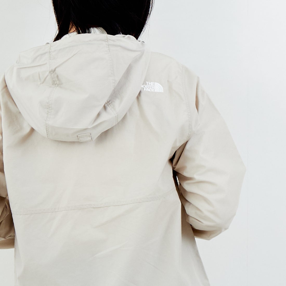 THE NORTH FACE [ザ ノースフェイス] コンパクトジャケット [NPW72530] FI &&モデル身長：162cm 着用サイズ：M&&