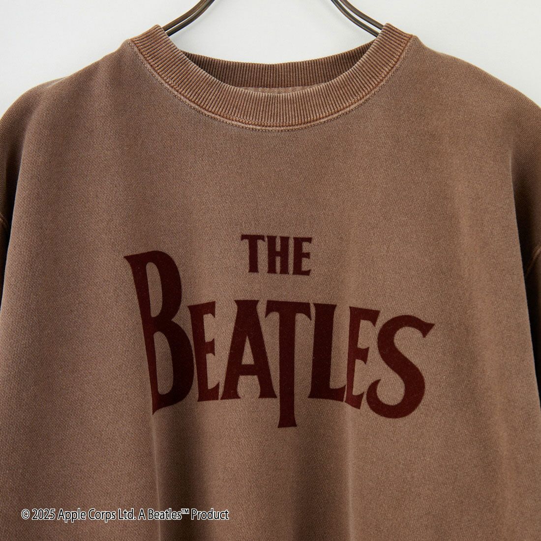 GOOD ROCK SPEED [グッドロックスピード] 別注 THE BEATLES フロッキープリントスウェット [INTN-049-JF] BROWN