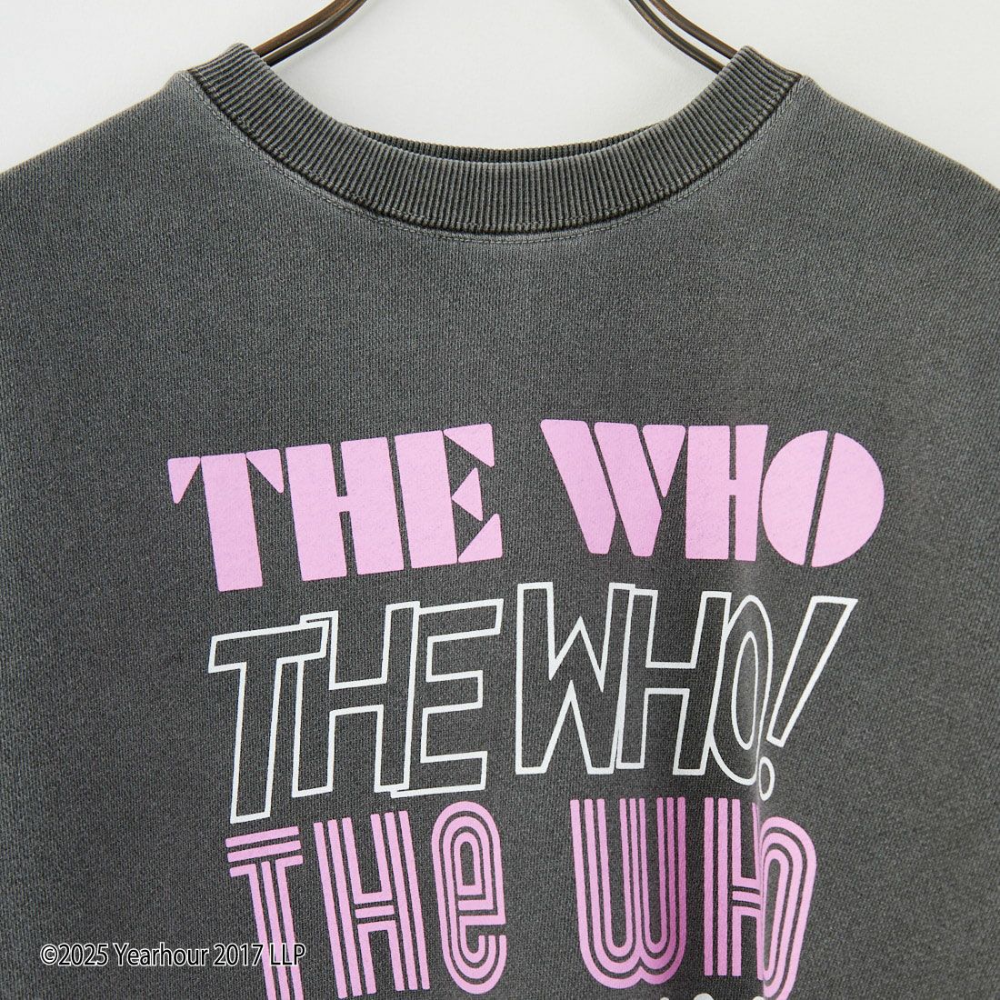 GOOD ROCK SPEED [グッドロックスピード] 別注 THE WHO ロゴプリントスウェット [INTN-050-JF] CHARCOAL