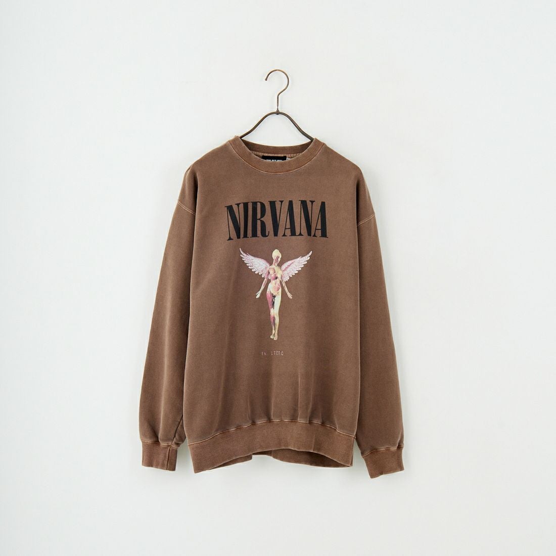 GOOD ROCK SPEED [グッドロックスピード] 別注 NIRVANA プリントスウェット [INTN-051-JF] BROWN