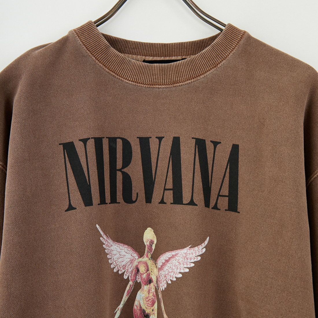 GOOD ROCK SPEED [グッドロックスピード] 別注 NIRVANA プリントスウェット [INTN-051-JF] BROWN