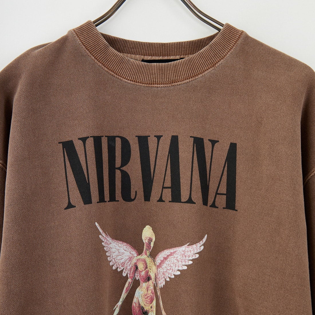GOOD ROCK SPEED [グッドロックスピード] 別注 NIRVANA プリントスウェット [INTN-051-JF] BROWN