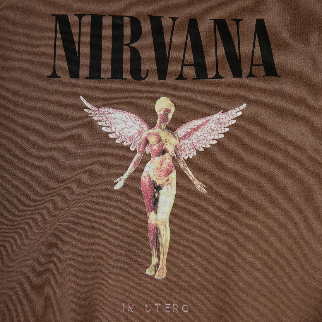 GOOD ROCK SPEED [グッドロックスピード] 別注 NIRVANA プリントスウェット [INTN-051-JF] BROWN