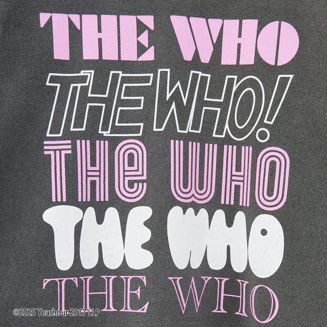 GOOD ROCK SPEED [グッドロックスピード] 別注 THE WHO ロゴプリントスウェット [INTN-050-JF] CHARCOAL