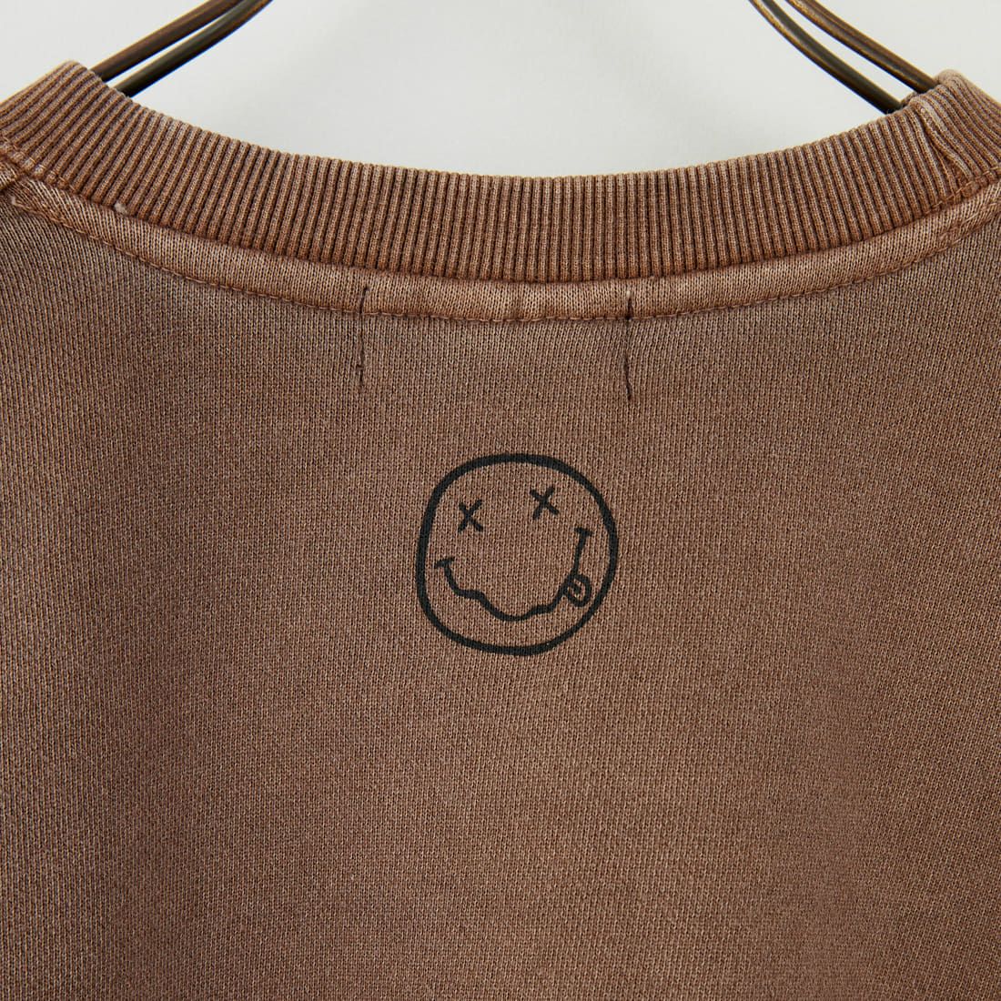 GOOD ROCK SPEED [グッドロックスピード] 別注 NIRVANA プリントスウェット [INTN-051-JF] BROWN