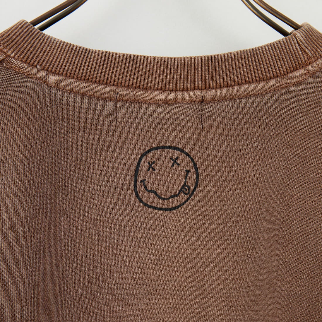 GOOD ROCK SPEED [グッドロックスピード] 別注 NIRVANA プリントスウェット [INTN-051-JF] BROWN