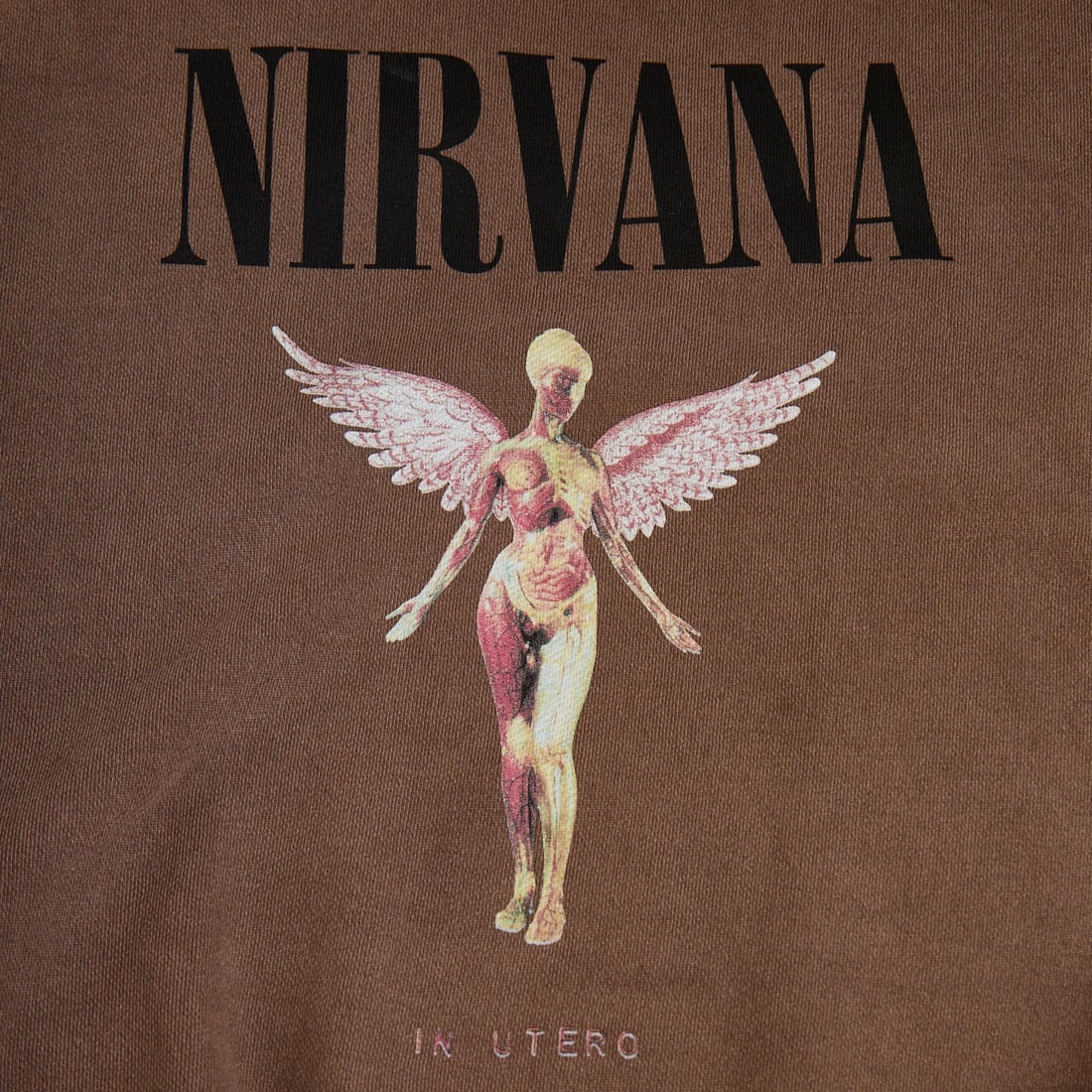 GOOD ROCK SPEED [グッドロックスピード] 別注 NIRVANA プリントスウェット [INTN-051-JF] BROWN