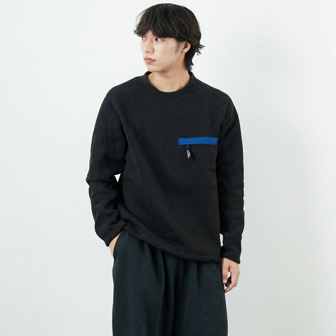 BLK&&モデル身長：179cm 着用サイズ：M&&