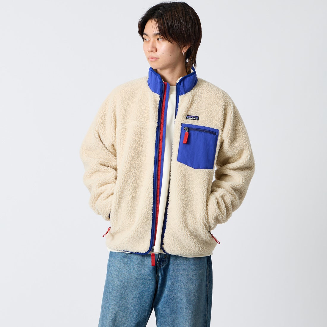 patagonia [パタゴニア] メンズ クラシックレトロXジャケット [23057] DNLC &&モデル身長：177cm 着用サイズ：M&&