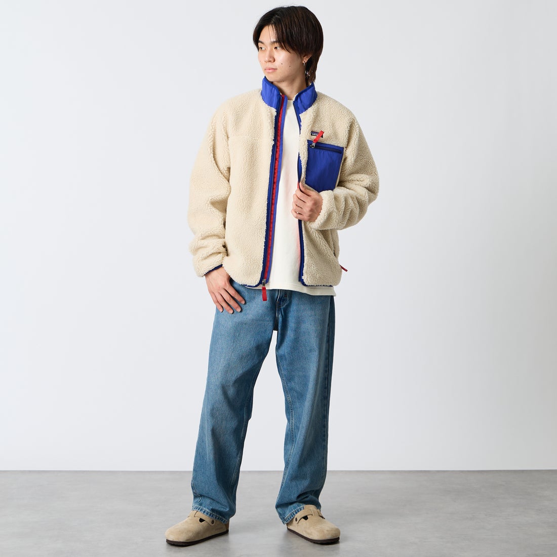 patagonia [パタゴニア] メンズ クラシックレトロXジャケット [23057] DNLC &&モデル身長：177cm 着用サイズ：M&&