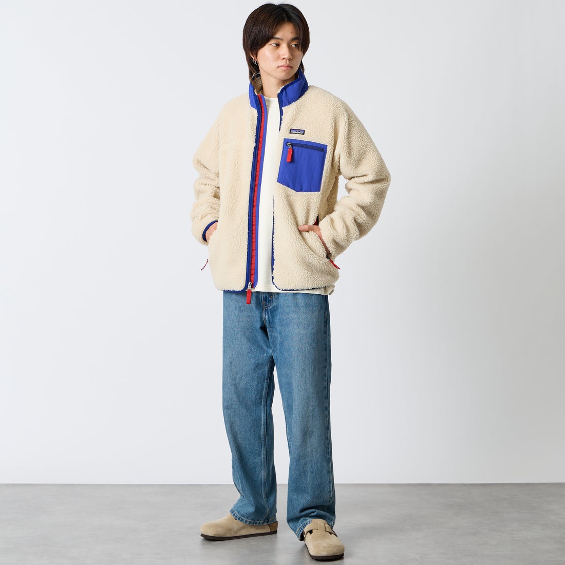 patagonia [パタゴニア] メンズ クラシックレトロXジャケット [23057] DNLC &&モデル身長：177cm 着用サイズ：M&&