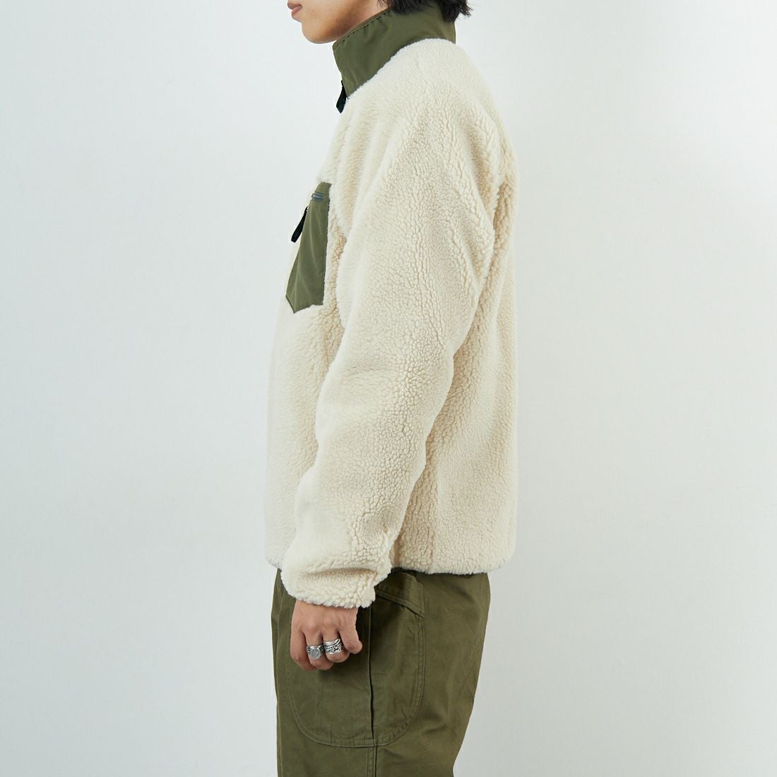 patagonia [パタゴニア] メンズ クラシックレトロXジャケット [23057] DNBA &&モデル身長：179cm 着用サイズ：M&&