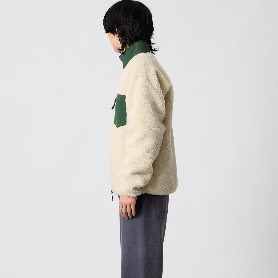 patagonia [パタゴニア] メンズ クラシックレトロXジャケット [23057] DNLT &&モデル身長：177cm 着用サイズ：M&&