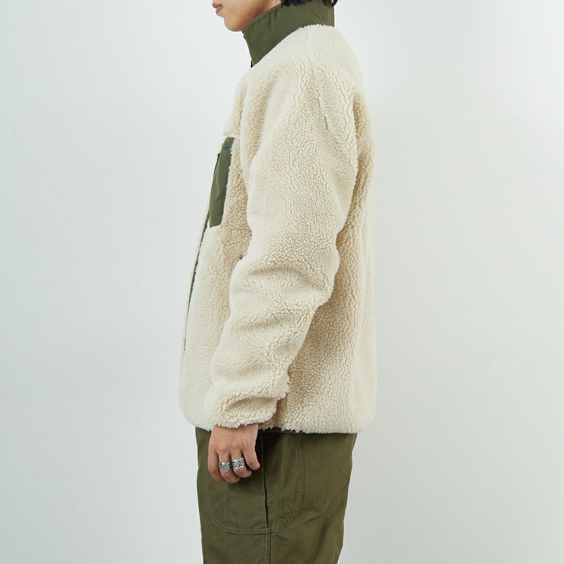 patagonia [パタゴニア] メンズ クラシックレトロXジャケット [23057] DNBA &&モデル身長：179cm 着用サイズ：L&&