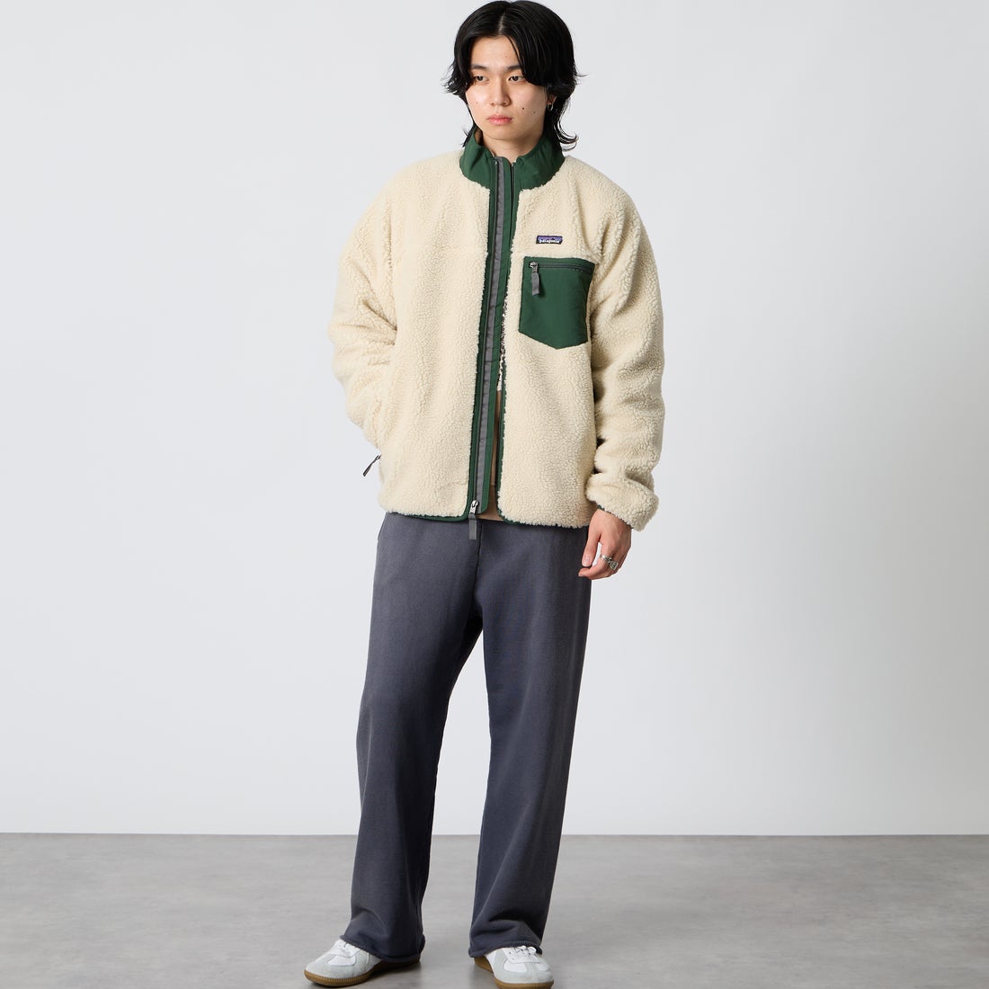 patagonia [パタゴニア] メンズ クラシックレトロXジャケット [23057] DNLT &&モデル身長：177cm 着用サイズ：M&&