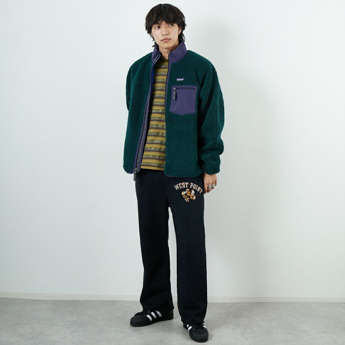 patagonia [パタゴニア] メンズ クラシックレトロXジャケット [23057] CASG &&モデル身長：179cm 着用サイズ：L&&