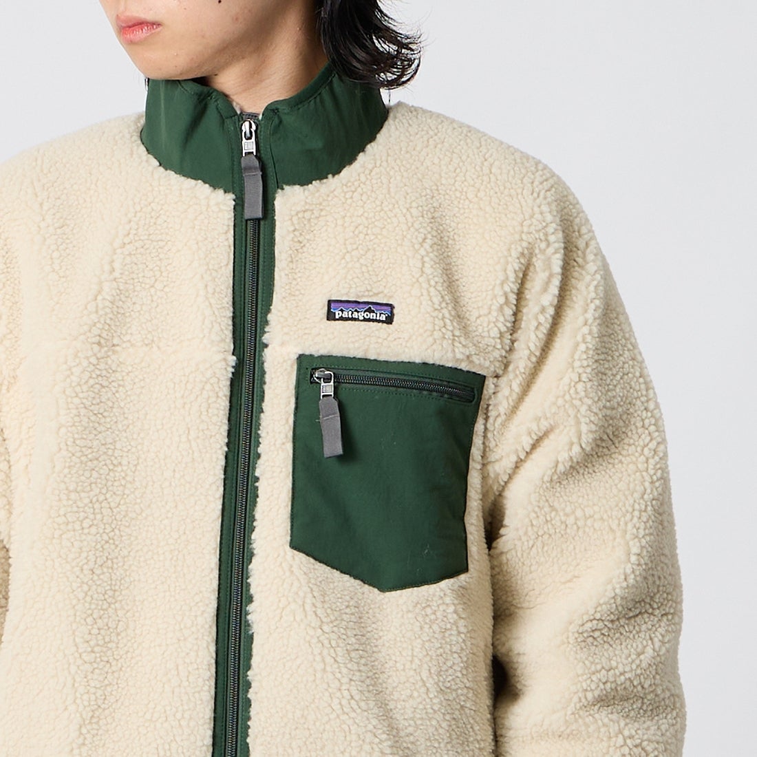patagonia [パタゴニア] メンズ クラシックレトロXジャケット [23057] DNLT &&モデル身長：177cm 着用サイズ：M&&