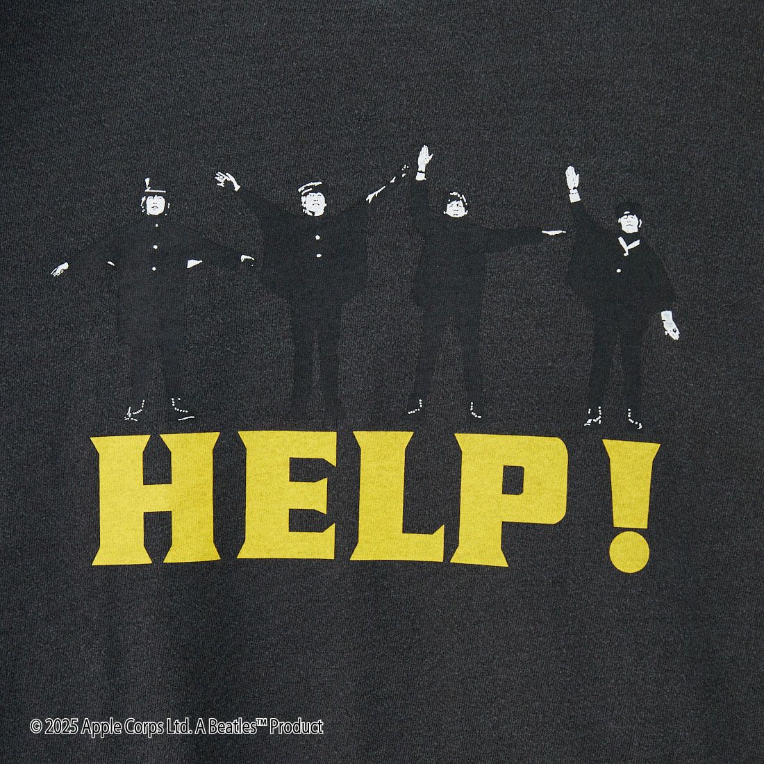 GOOD ROCK SPEED [グッドロックスピード] 別注 THE BEATLES ロゴプリントロングスリーブTシャツ [INTN-046-JF] CHARCOAL