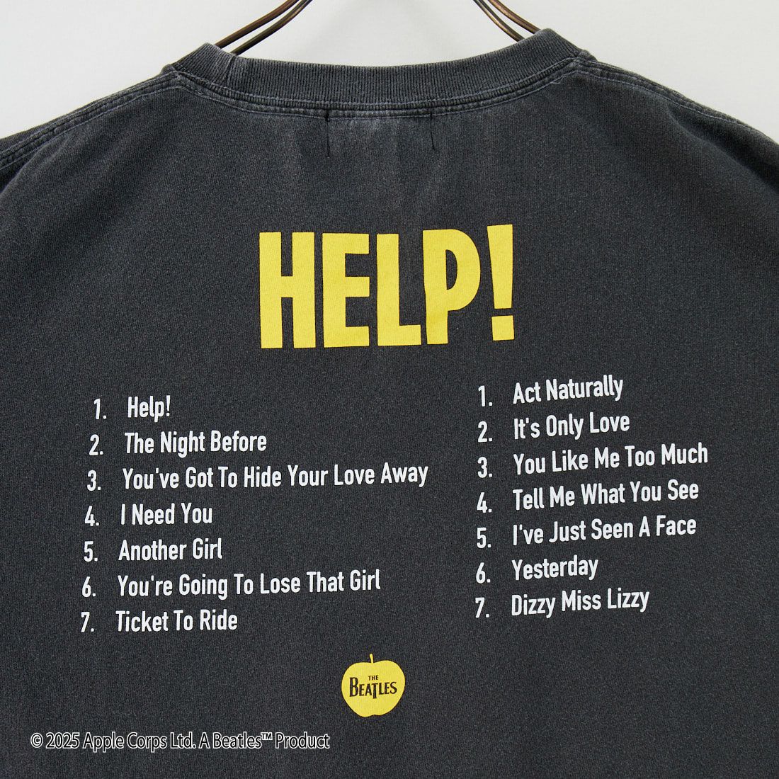 GOOD ROCK SPEED [グッドロックスピード] 別注 THE BEATLES ロゴプリントロングスリーブTシャツ [INTN-046-JF] CHARCOAL