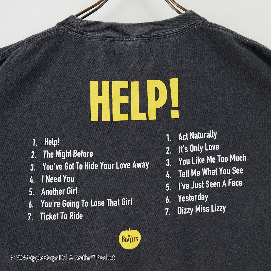 GOOD ROCK SPEED [グッドロックスピード] 別注 THE BEATLES ロゴプリントロングスリーブTシャツ [INTN-046-JF] CHARCOAL