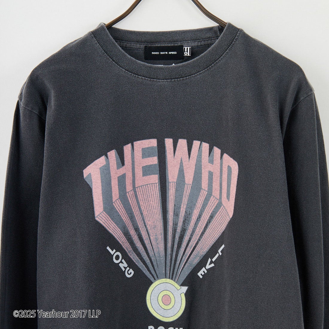 GOOD ROCK SPEED [グッドロックスピード] 別注 THE WHO ロックプリントロングスリーブTシャツ [INTN-047-JF] CHARCOAL