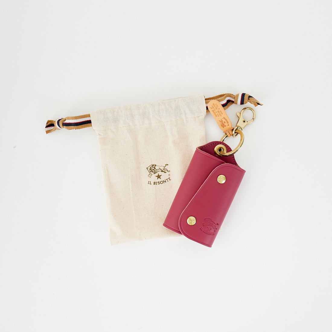 IL BISONTE [イルビゾンテ] レザーキーケース [54252309850] 77 MERLOT