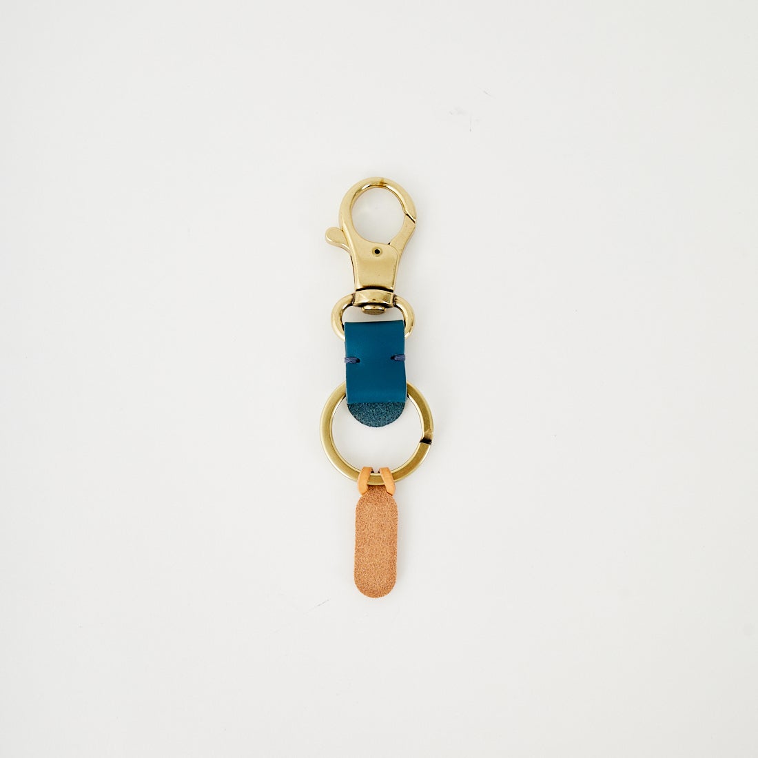 IL BISONTE [イルビゾンテ] レザーキーリング [54252309450] 47 F.GREEN