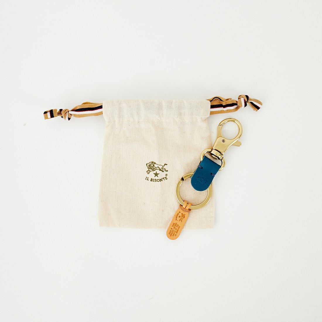 IL BISONTE [イルビゾンテ] レザーキーリング [54252309450] 47 F.GREEN