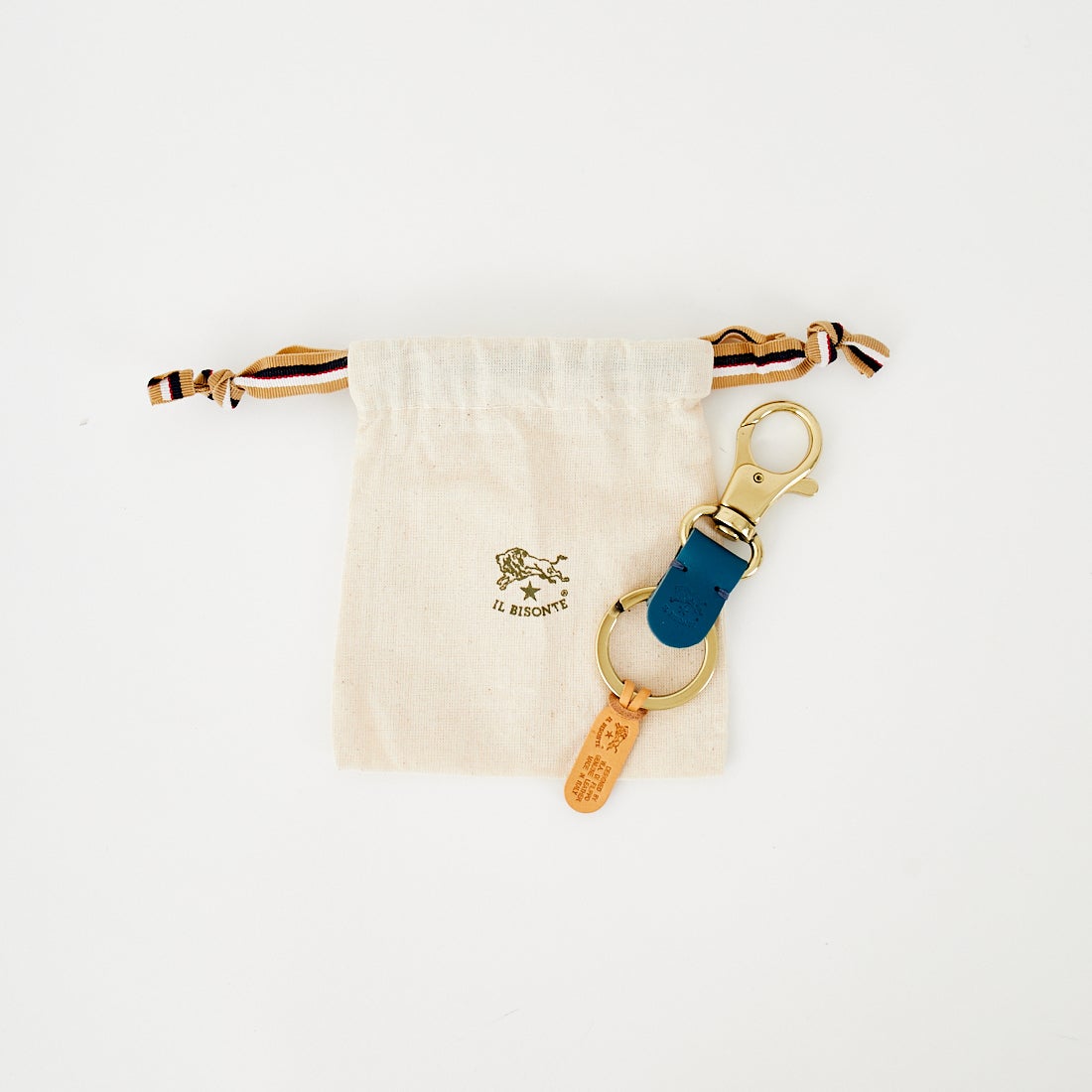 IL BISONTE [イルビゾンテ] レザーキーリング [54252309450] 47 F.GREEN