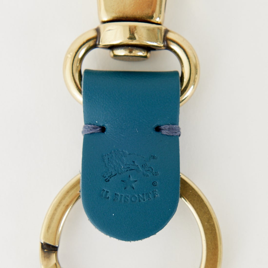 IL BISONTE [イルビゾンテ] レザーキーリング [54252309450] 47 F.GREEN