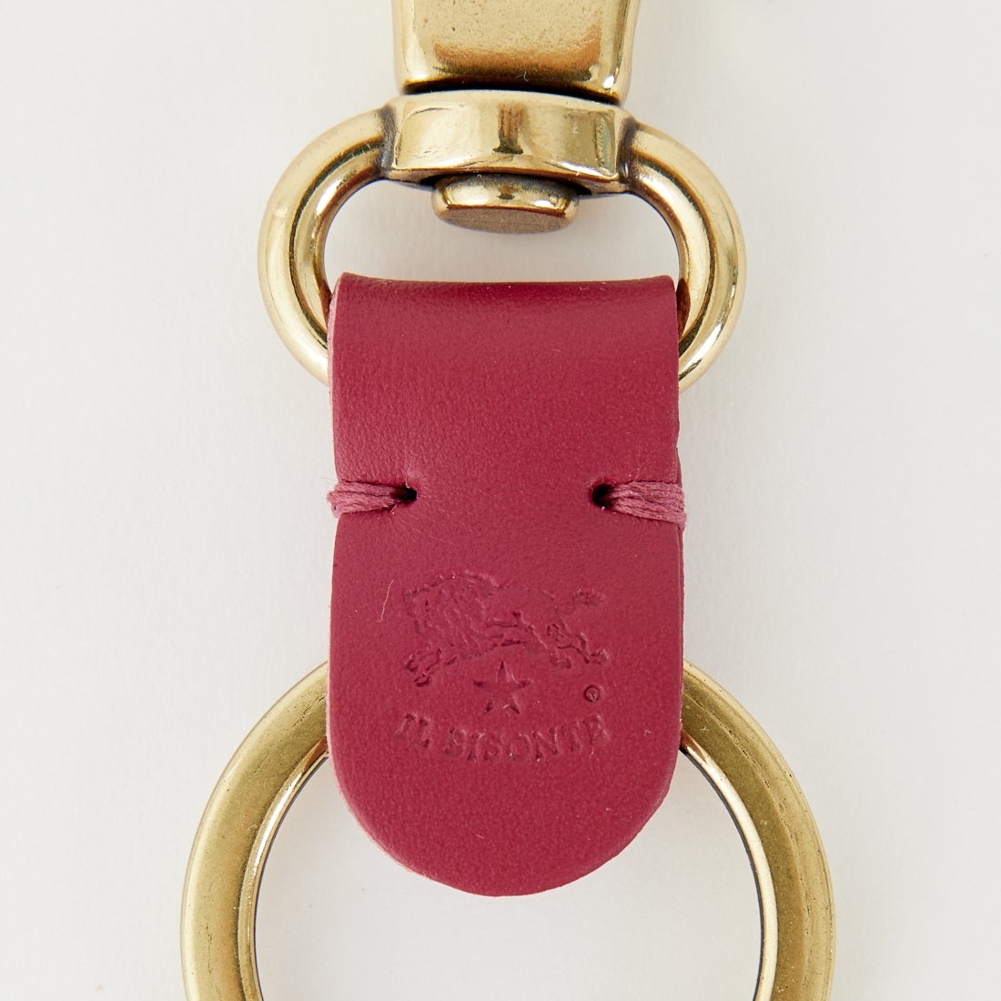 IL BISONTE [イルビゾンテ] レザーキーリング [54252309450]