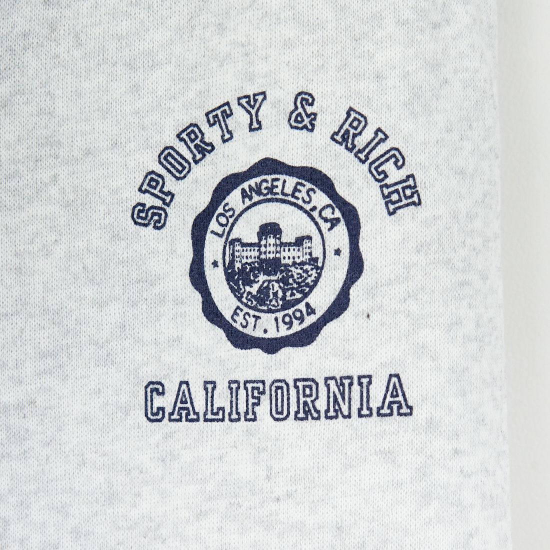 Sporty&Rich [スポーティアンドリッチ] カリフォルニアエンブレム ソフトスウェットパンツ [PA050625300-GY03] H.GRAY