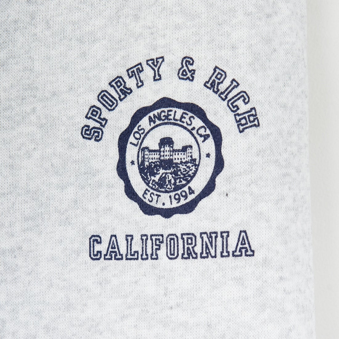Sporty&Rich [スポーティアンドリッチ] カリフォルニアエンブレム ソフトスウェットパンツ [PA050625300-GY03] H.GRAY