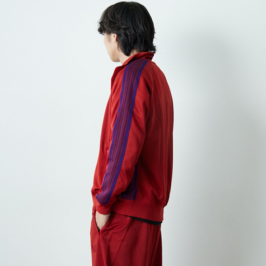 Needles [ニードルズ] トラックジャケット [RW314] C RED &&モデル身長：179cm 着用サイズ：M&&