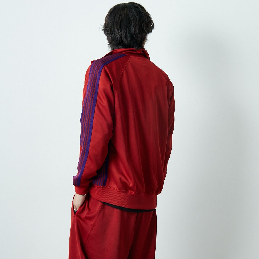 Needles [ニードルズ] トラックジャケット [RW314] C RED &&モデル身長：179cm 着用サイズ：M&&