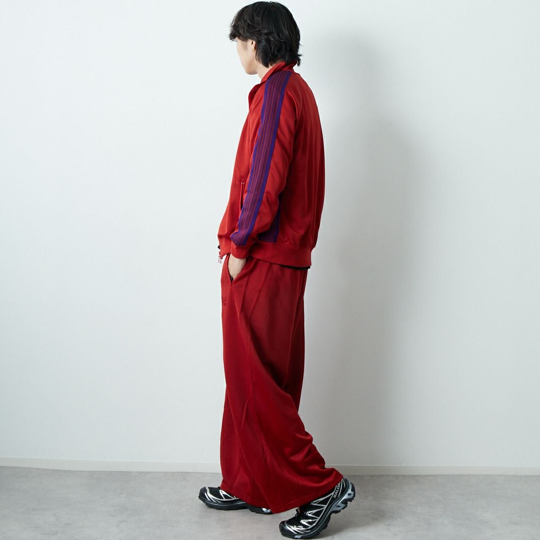Needles [ニードルズ] トラックジャケット [RW314] C RED &&モデル身長：179cm 着用サイズ：M&&