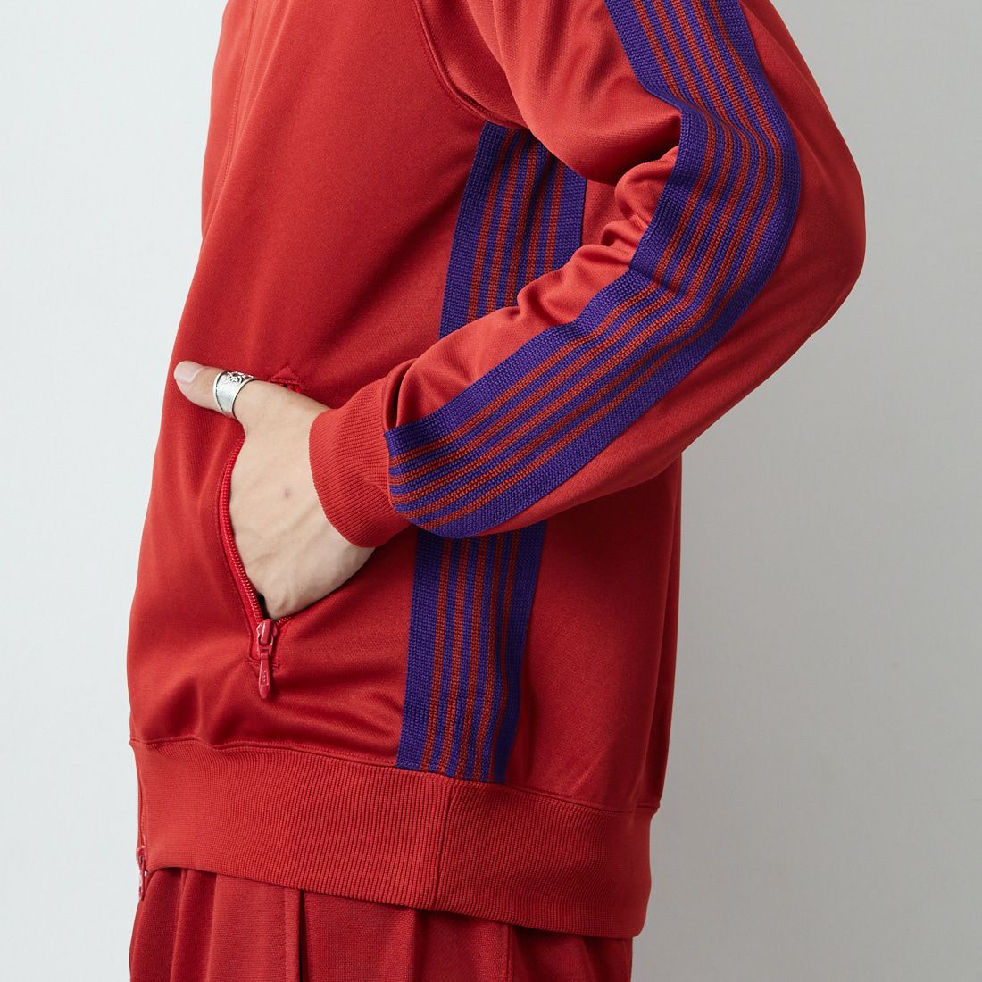 Needles [ニードルズ] トラックジャケット [RW314] C RED &&モデル身長：179cm 着用サイズ：M&&