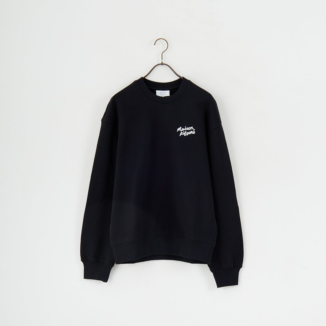 MAISON KITSUNE [メゾン キツネ] ハンドライティング コンフォートスウェット [MM00315KM0341] O197 BK/WH