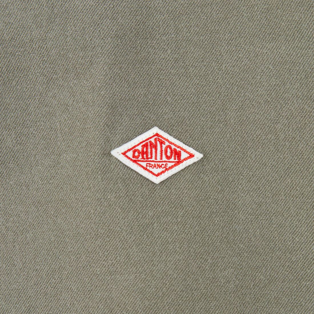 DANTON [ダントン] 先染めビエラ バンドカラーシャツ [DT-B0279VSS] OLIVE CHAM