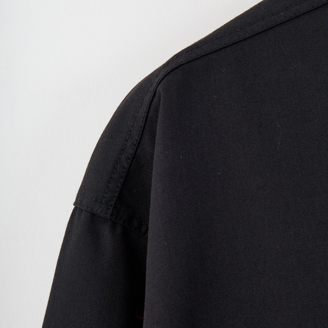 DANTON [ダントン] ワンポイントロゴ シャツジャケット [DT-B0396TCC] BLACK
