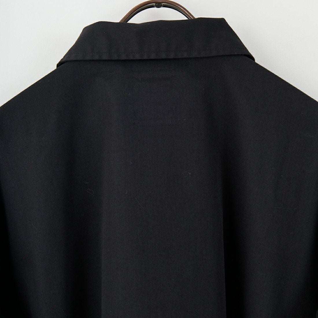 DANTON [ダントン] ワンポイントロゴ シャツジャケット [DT-B0396TCC] BLACK