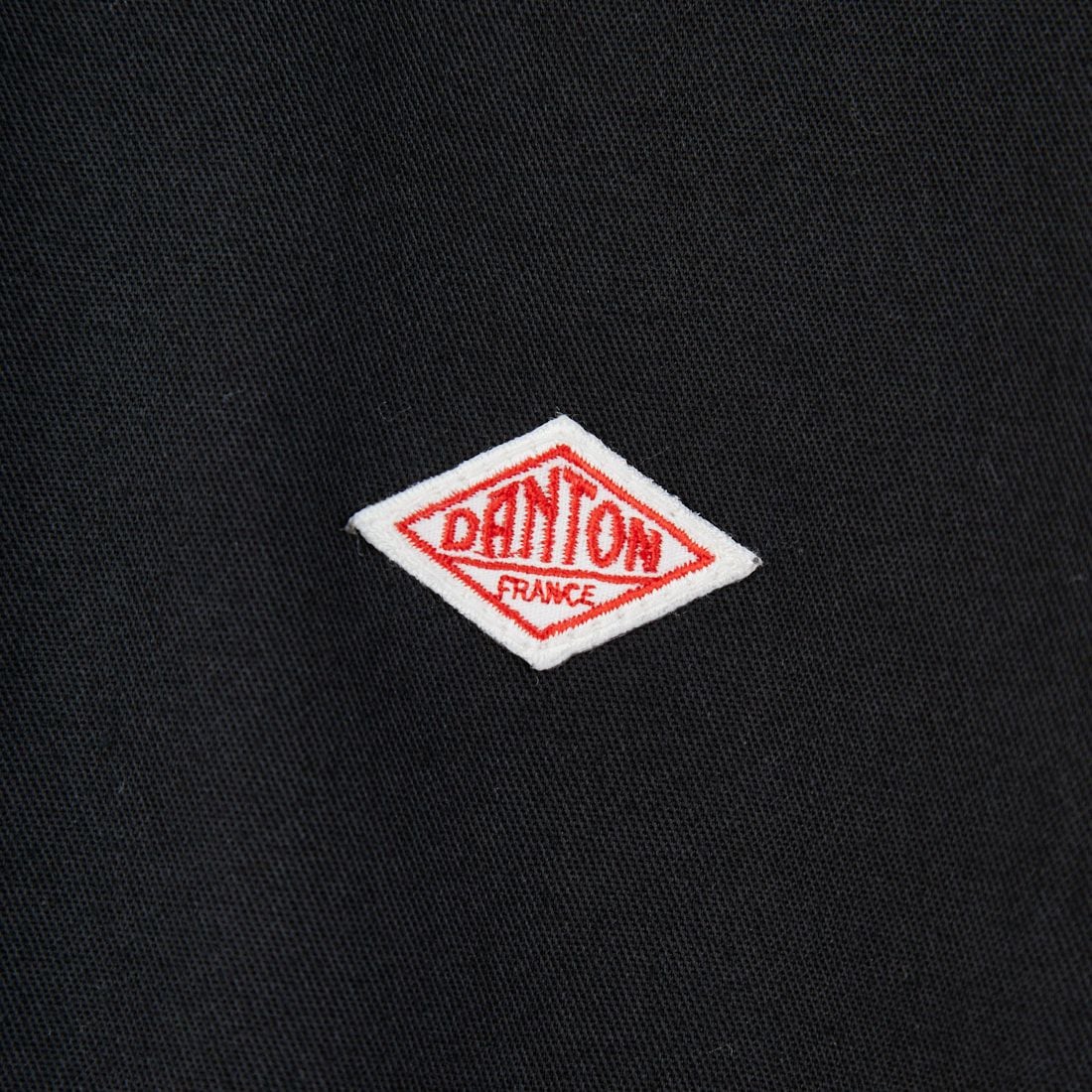 DANTON [ダントン] ワンポイントロゴ シャツジャケット [DT-B0396TCC] BLACK