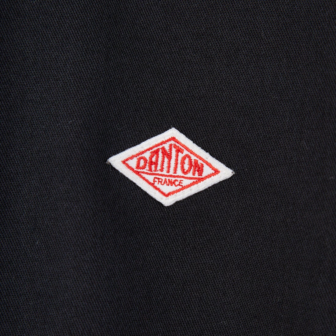 DANTON [ダントン] ワンポイントロゴ シャツジャケット [DT-B0396TCC] BLACK