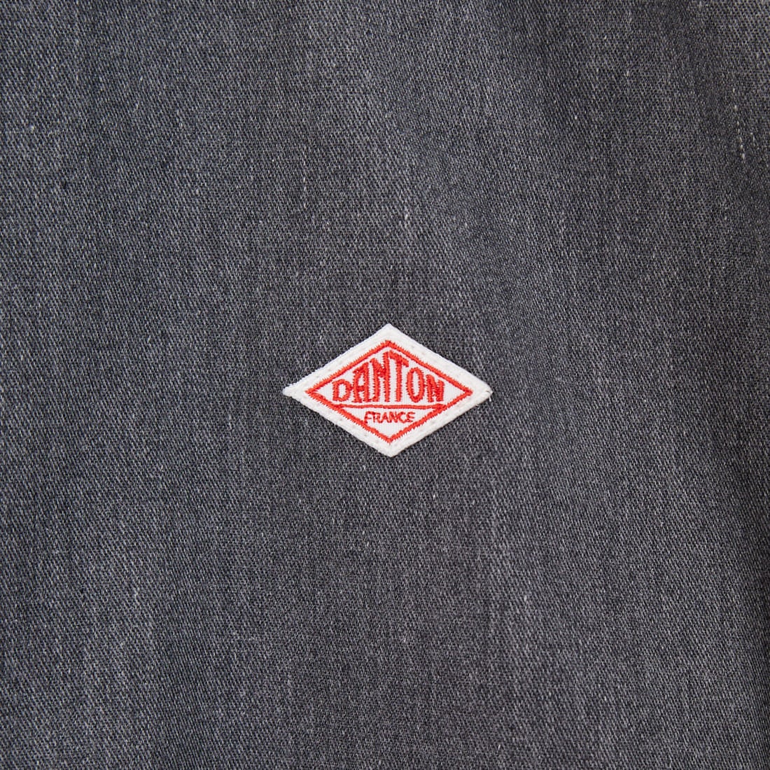 DANTON [ダントン] ワンポイントロゴ シャツジャケット [DT-B0396TCC] GREY