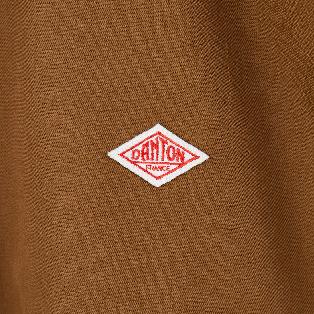 DANTON [ダントン] ワンポイントロゴ シャツジャケット [DT-B0396TCC] CAMEL
